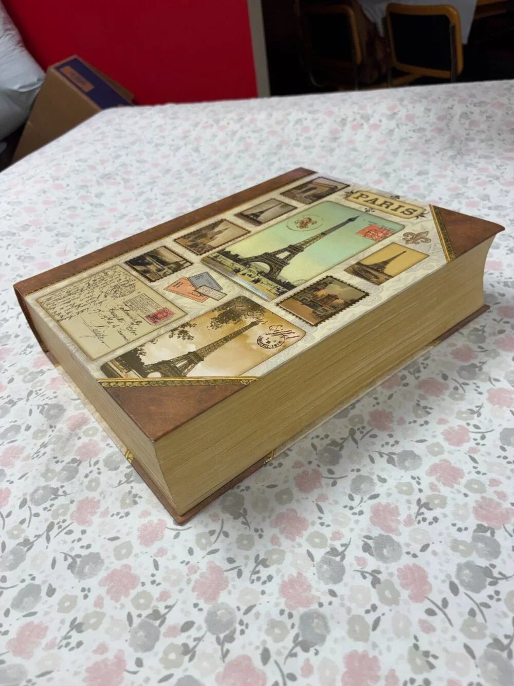 Paris Themed Storage Box - Magnetic Closure